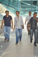 Rajkumar Hirani snapped at airport with Jerry Pinto